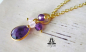 Preview: Kette *Amethyst Bezel* Gold