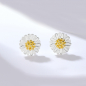 Preview: Ohrstecker Gänseblümchen - 925 Sterling Silber
