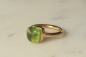 Preview: Ring Peridot hydro: vergoldeter Stapelring mit Geburtsstein
