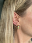 Preview: Tropfenförmige Ohrringe gold Tränenförmig edle Geschenkidee Frau Freundin
