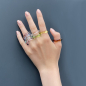 Preview: Resin Bubble Ring / Kunststoff Ring/ Geschenk für sie / Vintage Ring / Trendschmuck / bunte Ringe / Juicy Ringe / 90er Trend Schmuck / Acryl