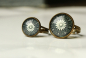 Preview: Ring Glascabochon Mandala Portugal im antik bronzefarbenen Vintage Style