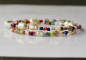 Preview: Damenkette Perlenkette Süßwasserperlen bunt Geschenk Frauen Schwester Freundin