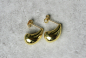 Preview: Tropfenförmige Ohrringe gold Tränenförmig edle Geschenkidee Frau Freundin