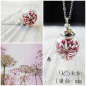 Preview: Schmuckset Ladyville echte Blüten Hochzeitsschmuck individueller Schmuck Geschenk Dillblüte Dill
