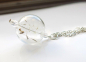 Preview: Kette - Echte Pusteblume in Glaskugel silber