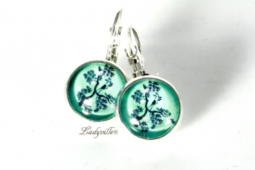 Ohrringe - Vogel im Zauberwald