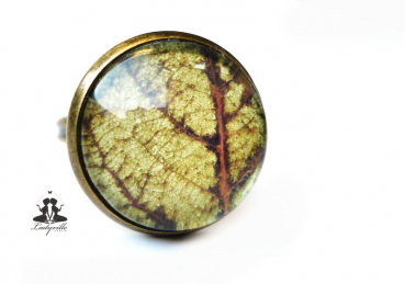 Großer Ring - Blatt - Nature is my best Friend