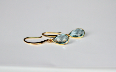 Topas Ohrringe Geburtsstein Dezember Himmlische Ohrringe Edelstein Schmuck Geschenk für Sie Frau Freundin Mutter Schwester