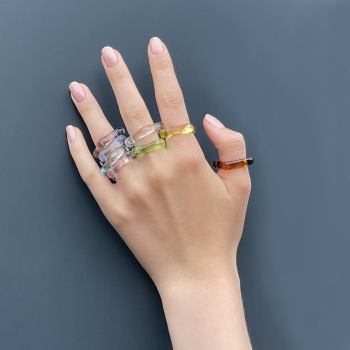 Resin Bubble Ring / Kunststoff Ring/ Geschenk für sie / Vintage Ring / Trendschmuck / bunte Ringe / Juicy Ringe / 90er Trend Schmuck / Acryl