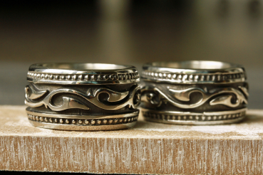 Edelstahl Wikinger Ring für Männer als massiver Statementring und perfektes Geschenk für ihn