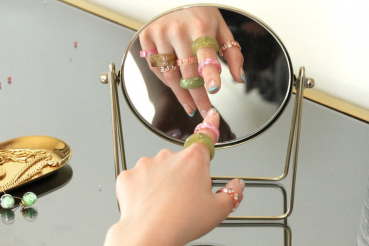 Block Ring Resin / Gießharz Ring / Geschenk für Sie / Statement Ring / verspielter Schmuck / Kunststoff ring / bunter Schmuck / Acryl Ring