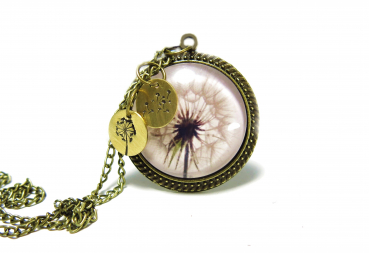 Kette - Pusteblume Pure - Hand gestempelt