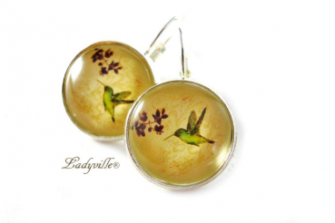 Große Ohrringe - Vintage Vögelchen