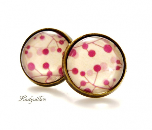 Ohrringe - Roter Märchenwald