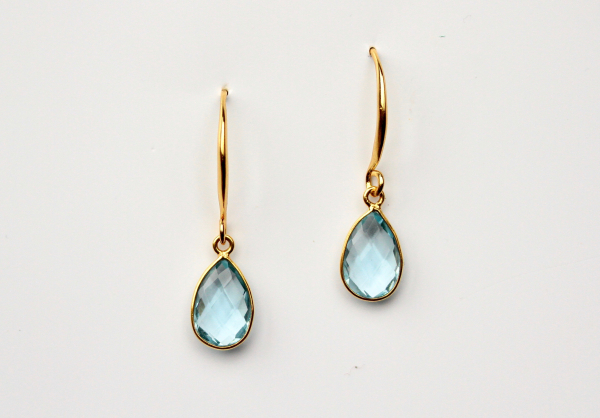 Topas Ohrringe Geburtsstein Dezember Himmlische Ohrringe Edelstein Schmuck Geschenk für Sie Frau Freundin Mutter Schwester