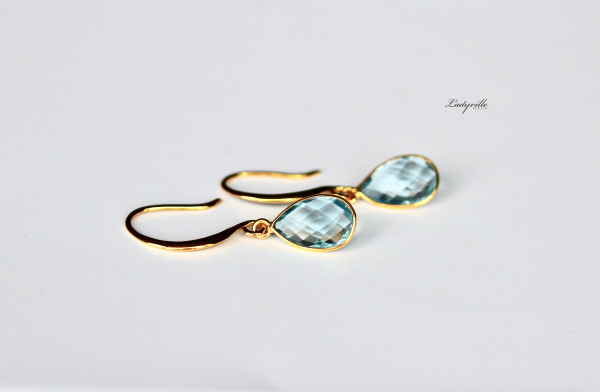 Topas Ohrringe Geburtsstein Dezember Himmlische Ohrringe Edelstein Schmuck Geschenk für Sie Frau Freundin Mutter Schwester