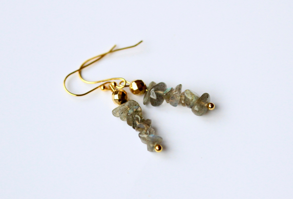 Labradorit Ohrringe Geburtsstein / Himmlische Ohrringe / Edelstein Schmuck / Geschenk für Sie / Origineller Schmuck / Labradorit Schmuck