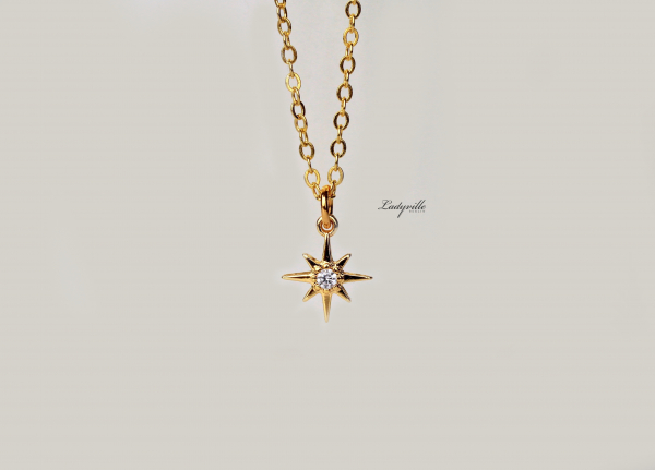 Stern Kette Gold - Polarstern Ladyville