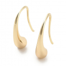 Damen Ohrhänger Tropfen gold Ohrringe minimalistisch Geschenk Frau Freundin
