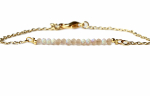 Armband Perlen rosa minimalistisch und zart als romantisches Geschenk für Sie